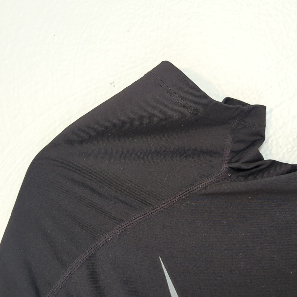 Nike Pro Combat Tee Fitted V Neck Basic Black Women's Dri-Fit Tee Small S - Picture 5 of 10